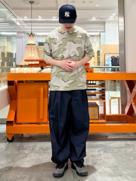 「BEAMS T（ビームスティー）のアイテム」を使った、BEAMS Tさん（メンズ・176cm）の夏コーディネート