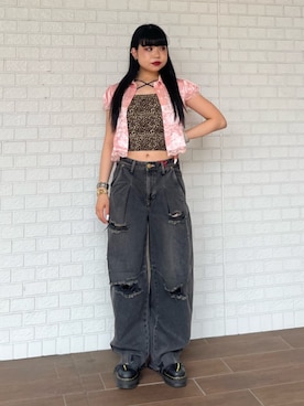 「jouetie（ジュエティ）のアイテム」を使った、MAMIさん（レディース・158cm）の夏コーディネート