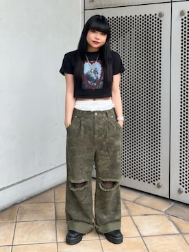 「jouetie（ジュエティ）のアイテム」を使った、MAMIさん（レディース・158cm）の夏コーディネート