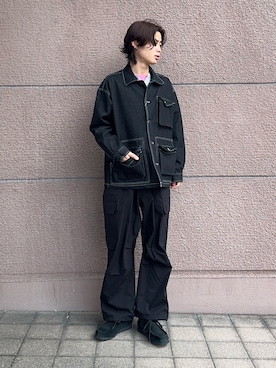 Shiragami Harutoさん（メンズ・175cm）の冬コーディネート