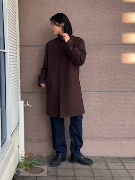 「URBAN RESEARCH」｜「アイテム（ジャケット/アウター）」を使った、Shiragami Harutoさん（メンズ・175cm）の冬コーディネート
