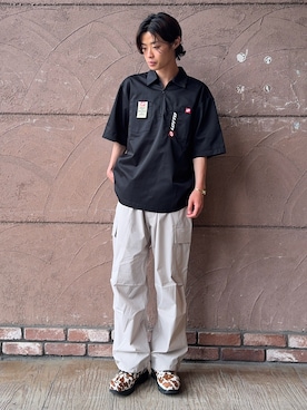 「LOTTO（ロット）のアイテム」を使った、Shiragami Harutoさん（メンズ・175cm）の夏コーディネート
