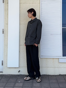 「URBAN RESEARCH Sonny Label（アーバンリサーチサニーレーベル）のアイテム（パンツ）」を使った、Shiragami Harutoさん（メンズ・175cm）の春コーディネート