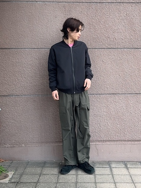 Shiragami Harutoさん（メンズ・175cm）の冬コーディネート