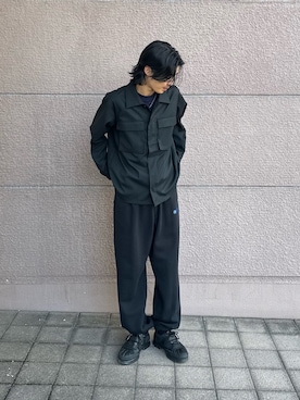 「URBAN RESEARCH（アーバンリサーチ）のアイテム（スウェットパンツ）」を使った、Shiragami Harutoさん（メンズ・175cm）の秋コーディネート