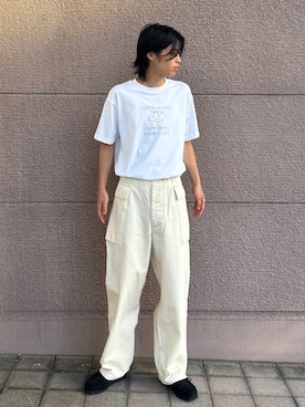 SHIOTA M-43 HBTパンツ #BELUSHIを使った人気ファッション