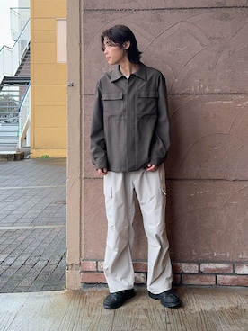 Shiragami Harutoさん（メンズ・175cm）の冬コーディネート