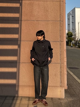 「ラフコーデ」｜「アイテム（その他アウター）」を使った、Shiragami Harutoさん（メンズ・175cm）の冬コーディネート