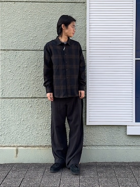 「URBAN RESEARCH」｜Shiragami Harutoさん（メンズ・175cm）の冬コーディネート