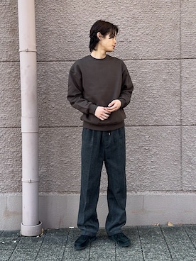 Shiragami Harutoさん（メンズ・175cm）の冬コーディネート