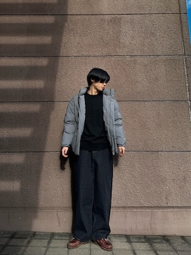 Shiragami Harutoさん（メンズ・175cm）の冬コーディネート