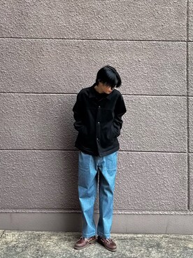 「ラフコーデ」｜「アイテム（その他アウター）」を使った、Shiragami Harutoさん（メンズ・175cm）の冬コーディネート