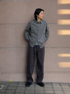 「URBAN RESEARCH」｜Shiragami Harutoさん（メンズ・175cm）の冬コーディネート