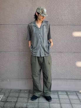 Shiragami Harutoさん（メンズ・175cm）の夏コーディネート