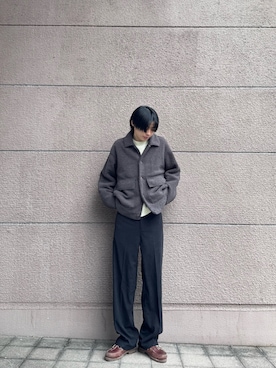 Shiragami Harutoさん（メンズ・175cm）の冬コーディネート