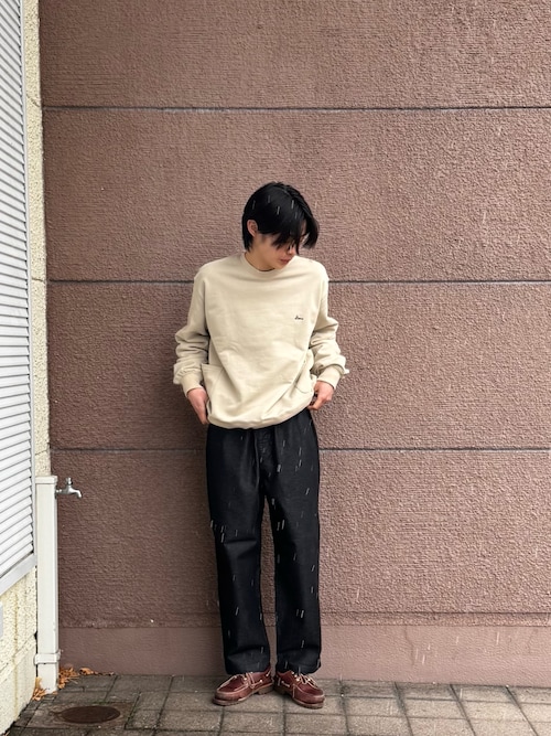 サイドポケット スウェットプルオーバー