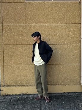 Shiragami Harutoさん（メンズ・175cm）の冬コーディネート