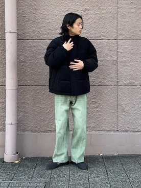 「アイテム（その他アウター）」を使った、Shiragami Harutoさん（メンズ・175cm）の冬コーディネート