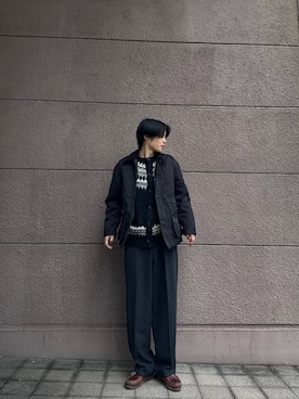 Shiragami Harutoさん(メンズ・175cm)の冬コーディネート