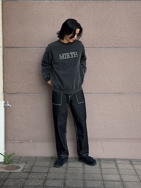 「アイテム（スウェット、その他）」を使った、Shiragami Harutoさん（メンズ・175cm）の秋コーディネート