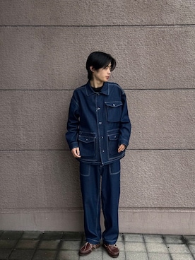 「newarrival」｜「アイテム（その他アウター）」を使った、Shiragami Harutoさん（メンズ・175cm）の春コーディネート