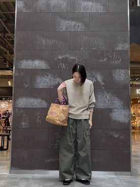 「かぐれ（カグレ）のアイテム」を使った、sariさん（レディース・159cm）の春コーディネート