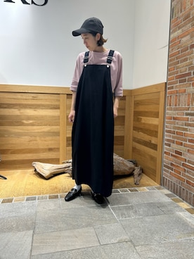 「FORK&SPOON（フォークアンドスプーン）のアイテム（ワンピース）」を使った、sariさん（レディース・159cm）の夏コーディネート