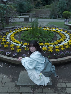 「apres jour（アプレジュール）のアイテム」を使った、はなさん（レディース・154cm）の春コーディネート