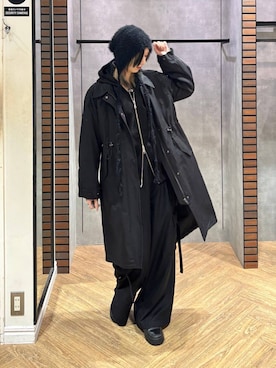 「HARE（ハレ）のアイテム（ニットキャップ/ビーニー）」を使った、カワさん（レディース・163cm）の冬コーディネート