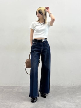 「PAGEBOY（ページボーイ）のアイテム（パンツ）」を使った、カワさん（レディース・163cm）の春コーディネート