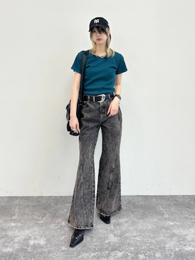 「PBLIM（ページボーイリム）のアイテム」を使った、カワさん（レディース・163cm）の春コーディネート