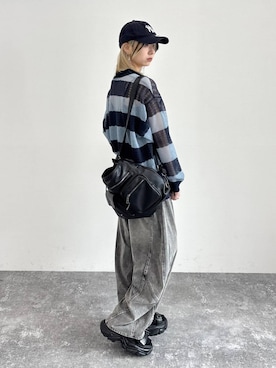 「PAGEBOY（ページボーイ）のアイテム（帽子）」を使った、カワさん（レディース・163cm）の春コーディネート