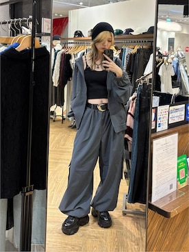「PBLIM（ページボーイリム）のアイテム」を使った、カワさん（レディース・163cm）の夏コーディネート