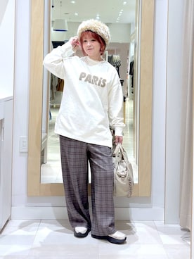 「アイテム（バッグ）」を使った、amamikanoheyaさん（レディース・155cm・40代）の秋コーディネート