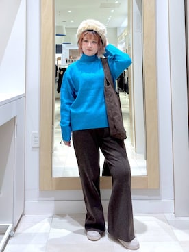 「アイテム（その他シューズ）」を使った、amamikanoheyaさん（レディース・155cm・40代）の冬コーディネート