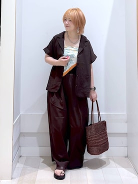 amamikanoheyaさん（レディース・155cm）の夏コーディネート