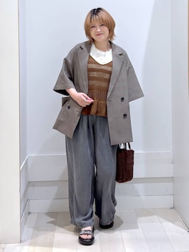 amamikanoheyaさん（レディース・155cm）の春コーディネート
