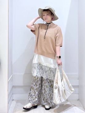 「GLOBAL WORK（グローバルワーク）のアイテム（シューズ）」を使った、amamikanoheyaさん（レディース・155cm）の春コーディネート