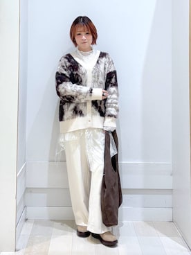 「アイテム（その他トップス）」を使った、amamikanoheyaさん（レディース・155cm・40代）の秋コーディネート