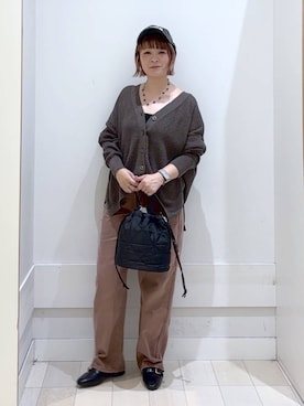 「アイテム（キャミソール）」を使った、amamikanoheyaさん（レディース・155cm・40代）の夏コーディネート