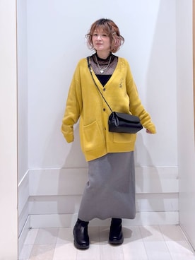 「アイテム（ネックレス）」を使った、amamikanoheyaさん（レディース・155cm・40代）の秋コーディネート