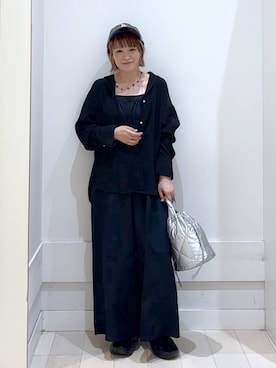 「アイテム（ネックレス）」を使った、amamikanoheyaさん（レディース・155cm・40代）の夏コーディネート
