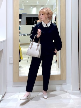 amamikanoheyaさん（レディース・155cm）の冬コーディネート