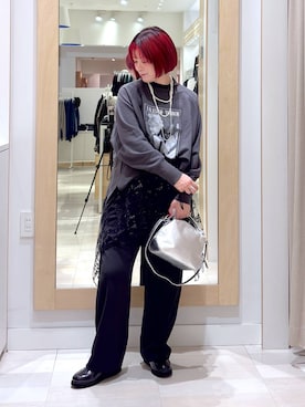 「アイテム（その他トップス）」を使った、amamikanoheyaさん（レディース・155cm・40代）の秋コーディネート