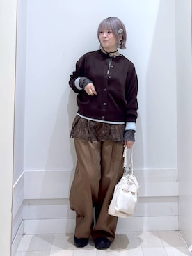 「GLOBAL WORK（グローバルワーク）のアイテム（トップス）」を使った、amamikanoheyaさん（レディース・155cm）の秋コーディネート