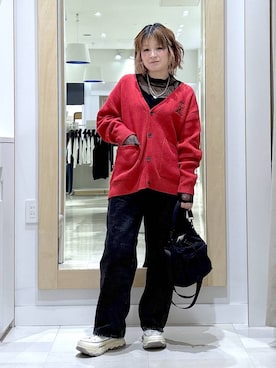 「アイテム（ショルダーバッグ）」を使った、amamikanoheyaさん（レディース・155cm・40代）の秋コーディネート