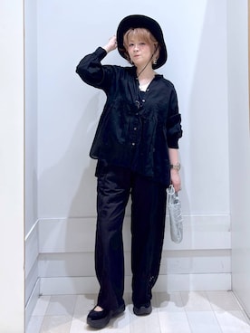 「GLOBAL WORK（グローバルワーク）のアイテム（帽子）」を使った、amamikanoheyaさん（レディース・155cm）の春コーディネート