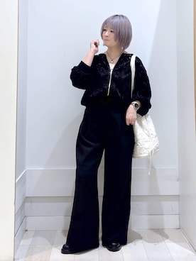 「GLOBAL WORK（グローバルワーク）のアイテム（ブルゾン）」を使った、amamikanoheyaさん（レディース・155cm）の秋コーディネート