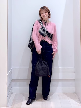 「アイテム（ハンドバッグ）」を使った、amamikanoheyaさん（レディース・155cm・40代）の秋コーディネート