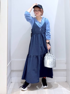 amamikanoheyaさん（レディース・155cm）の春コーディネート